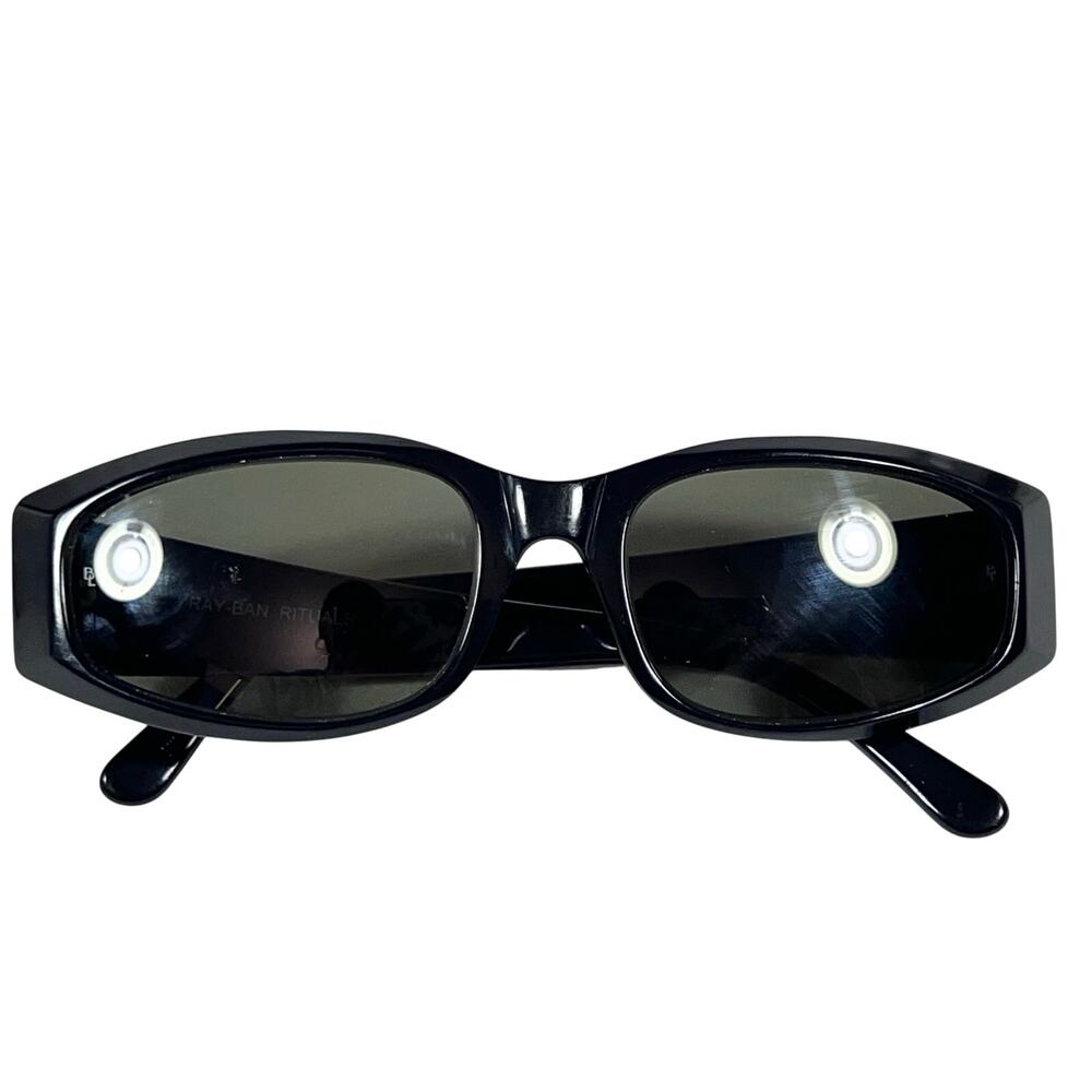 Vintage Ray-Ban RITUALS Black Acetate Sunglasses Model W2526 Good Used